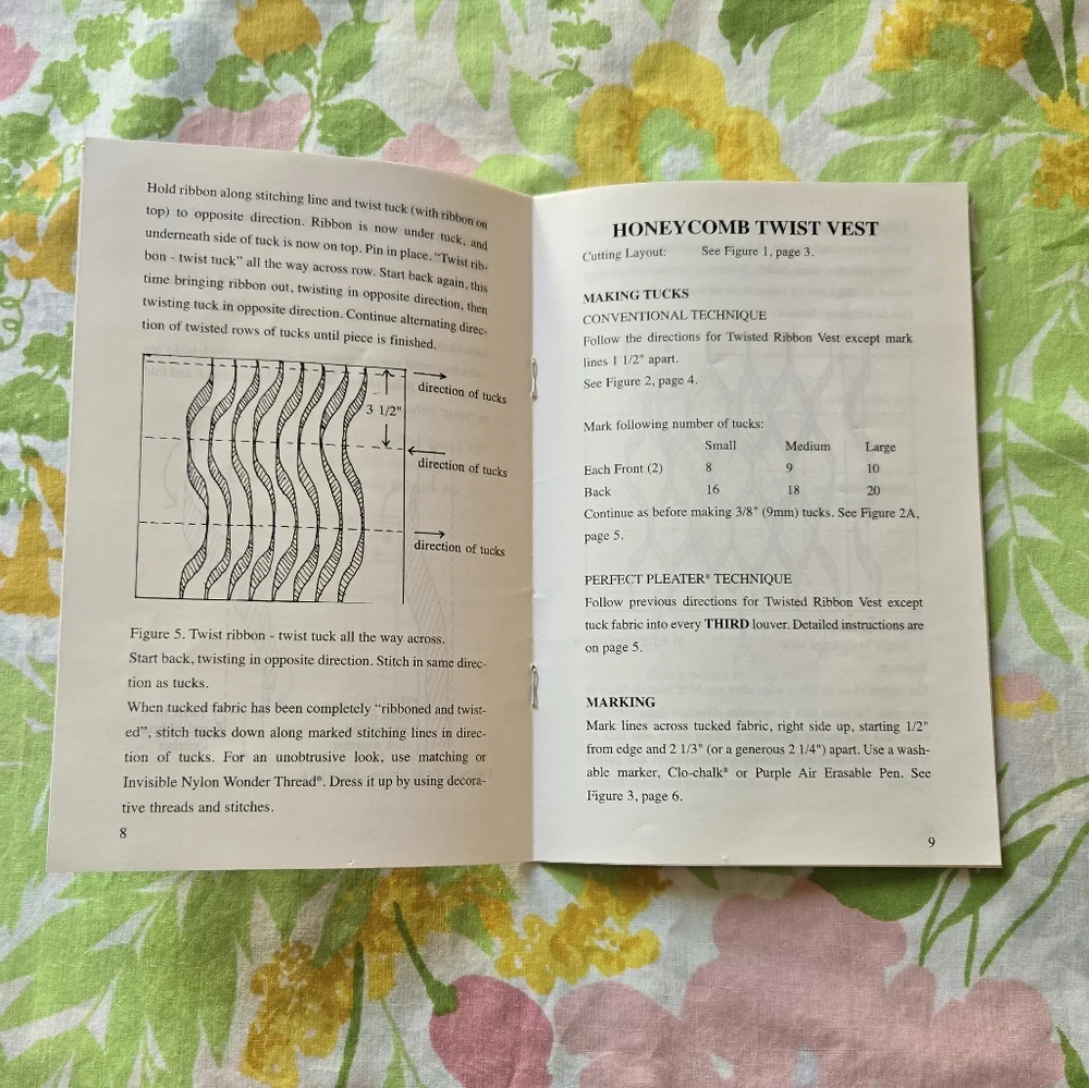 Vintage Ribbon Vest Pattern